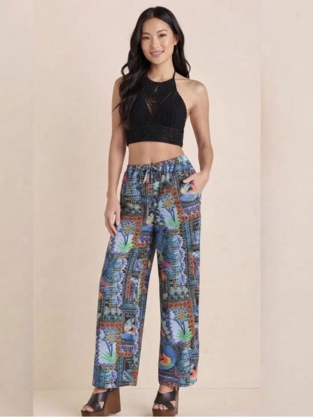 Venus Linen Wide Leg Pant